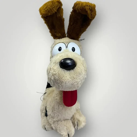 Vintage 1983 Garfield's Odie the Dog 14" Plush Stuffed Animal Toy Fun Farm Beige - Picture 2 of 13